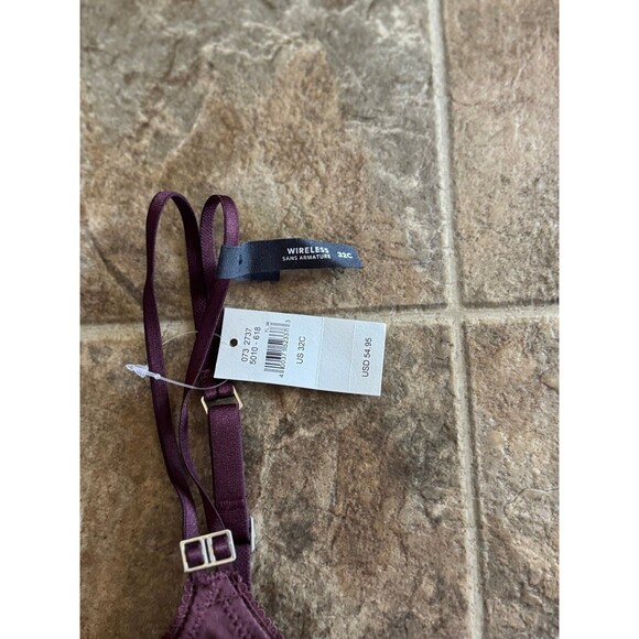 Aerie Real Power Wireless Push Up Joy Convertible Lace Bra Size 32C - Picture 12 of 12